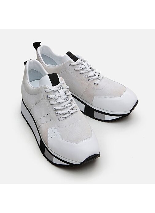 Hotiç Beyaz Erkek Deri Sneaker 02AYH293250A900 - Görsel 3