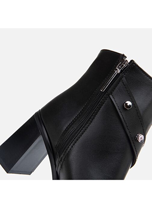 Siyah Kadın Topuklu Bot - Görsel 8