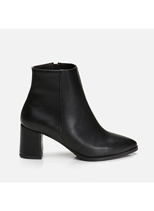 Siyah Kadın Topuklu Bot - Görsel 2
