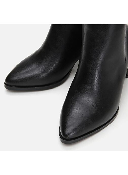 Siyah Kadın Topuklu Bot - Görsel 4