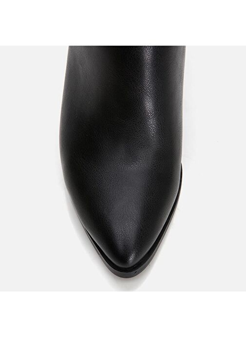 Siyah Kadın Topuklu Bot - Görsel 5