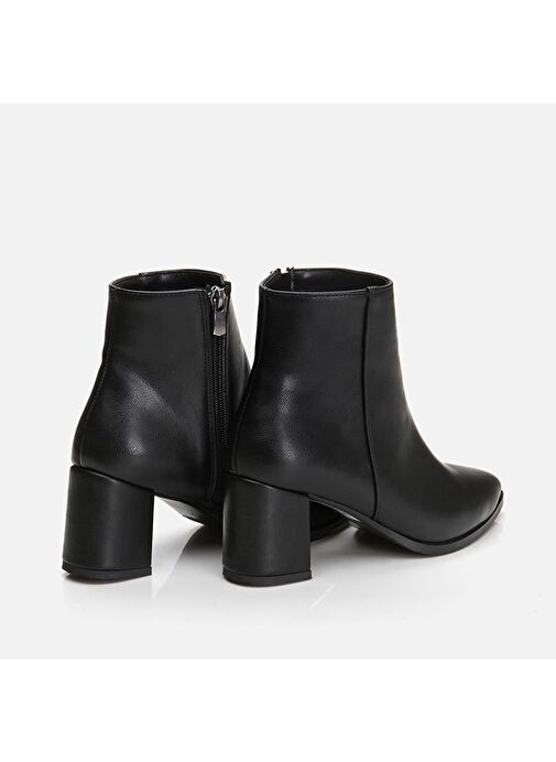Siyah Kadın Topuklu Bot - Görsel 6