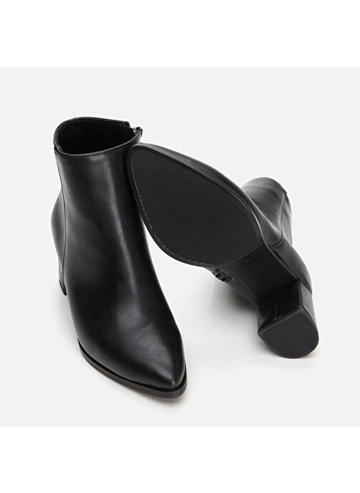 Siyah Kadın Topuklu Bot - Görsel 8