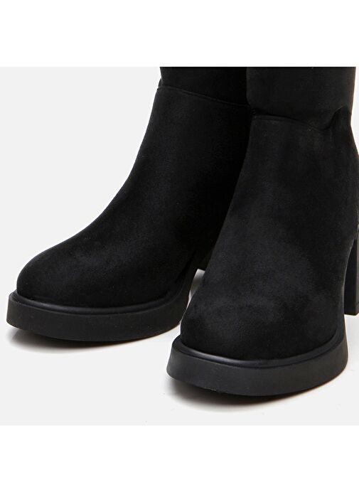 Siyah Kadın Çizme - Görsel 5