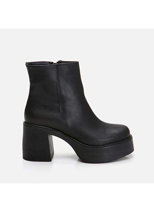 Siyah Kadın Topuklu Bot - Görsel 2