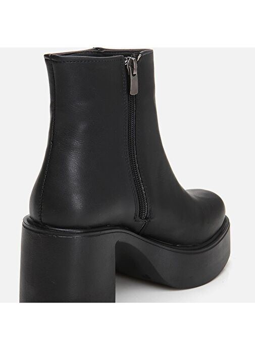 Siyah Kadın Topuklu Bot - Görsel 6