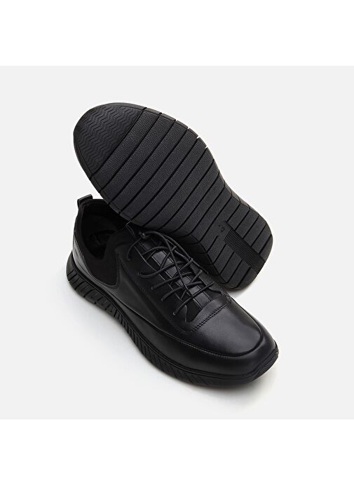 Hotiç Siyah Erkek Deri Sneaker 02AYH295640A100 - Görsel 4