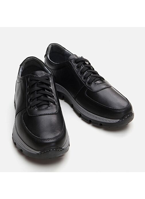 Hotiç Siyah Erkek Deri Günlük Ayakkabı 02AYH295890A100 - Görsel 4