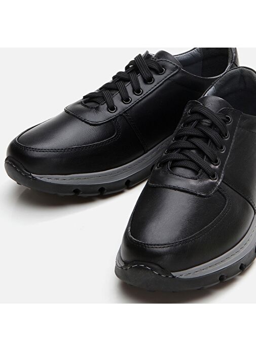 Hotiç Siyah Erkek Deri Günlük Ayakkabı 02AYH295890A100 - Görsel 5