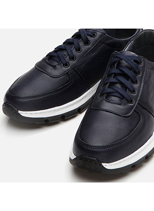 Hotiç Lacivert Erkek Deri Günlük Ayakkabı 02AYH295890A680 - Görsel 5