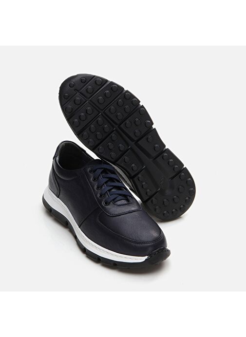 Hotiç Lacivert Erkek Deri Günlük Ayakkabı 02AYH295890A680 - Görsel 7