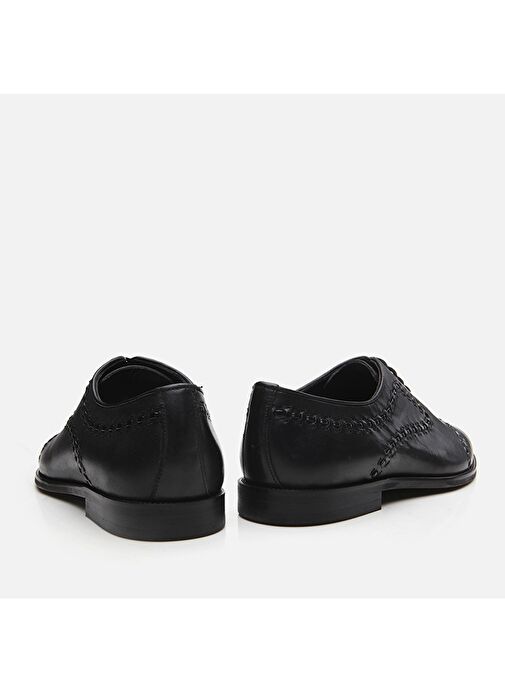 Hotiç Siyah Erkek Deri Klasik Ayakkabı 02AYH296040A100 - Görsel 6