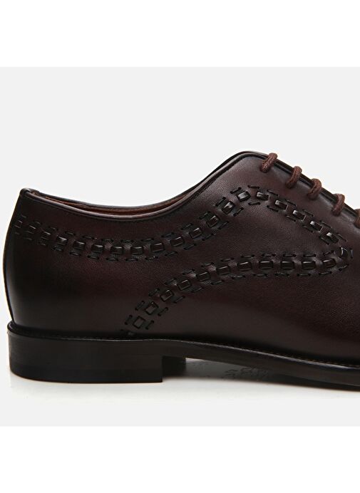 Hotiç Kahverengi Erkek Deri Klasik Ayakkabı 02AYH296040A480 - Görsel 5