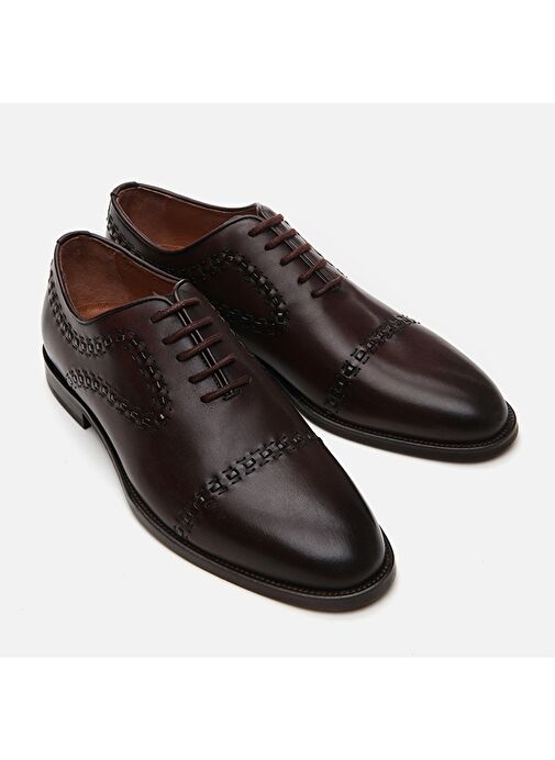 Hotiç Kahverengi Erkek Deri Klasik Ayakkabı 02AYH296040A480 - Görsel 6