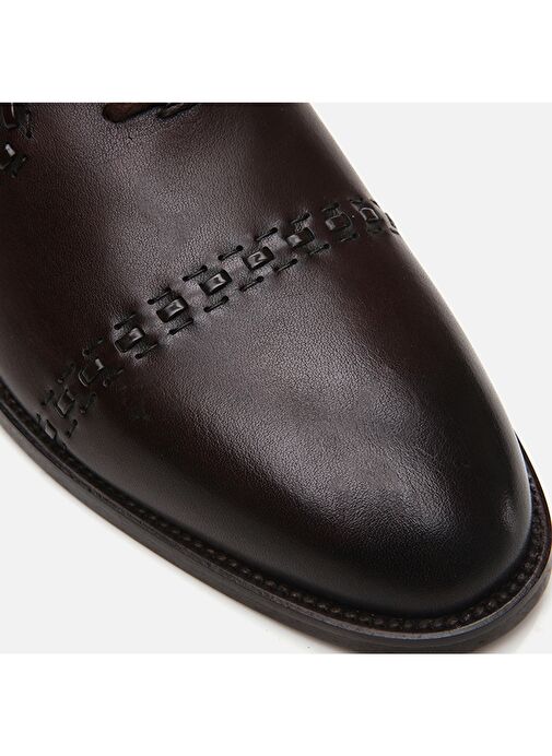 Hotiç Kahverengi Erkek Deri Klasik Ayakkabı 02AYH296040A480 - Görsel 7