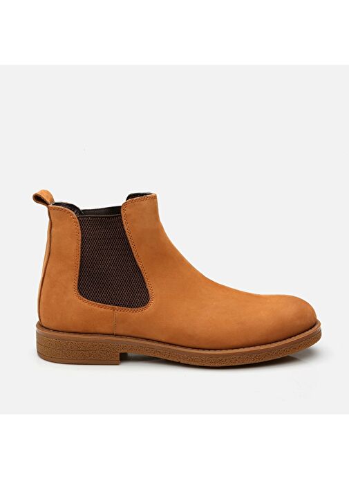 Hakiki Deri Taba Erkek Günlük Bot - Görsel 2