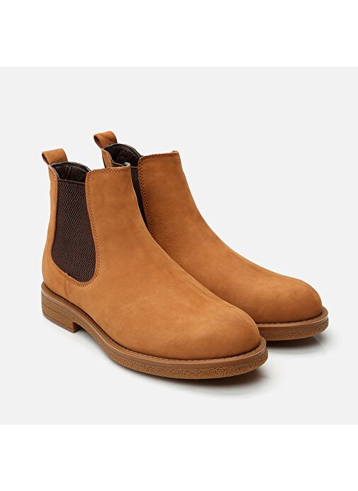 Hakiki Deri Taba Erkek Günlük Bot - Görsel 3