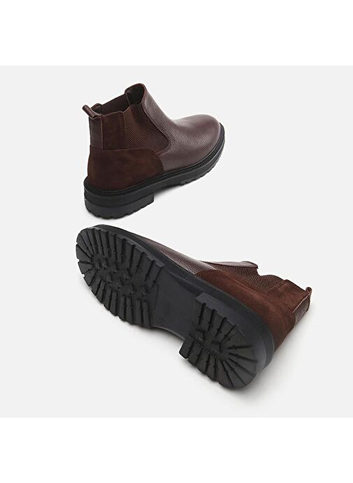 Hakiki Deri Kahve Erkek Günlük Bot - Görsel 7