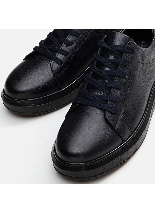 Yaya by Hotiç Lacivert Erkek Deri Günlük Ayakkabı 02AYY296140A680 - Görsel 5