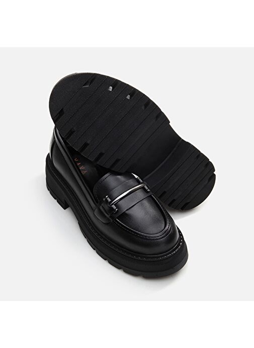 Yaya by Hotiç Siyah Kadın Loafer 01AYY294810A100 - Görsel 7