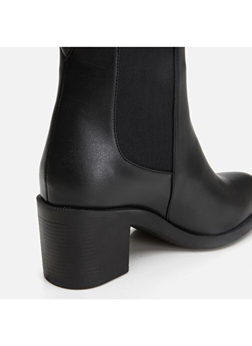 Siyah Kadın Topuklu Bot - Görsel 7