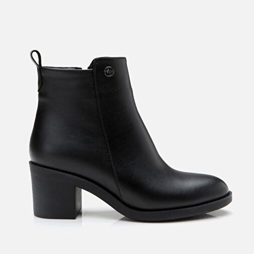 Kadın Fermuarlı Topuklu Bot - Görsel 2