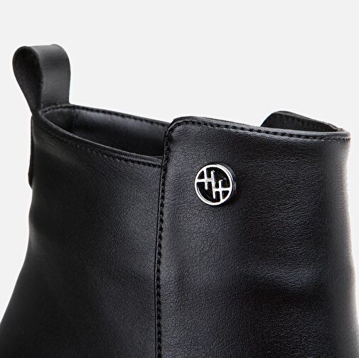 Kadın Fermuarlı Topuklu Bot - Görsel 4