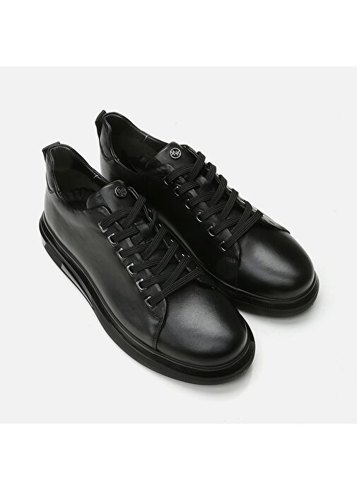 Hotiç Siyah Erkek Deri Günlük Ayakkabı 02AYH296460A100 - Görsel 3