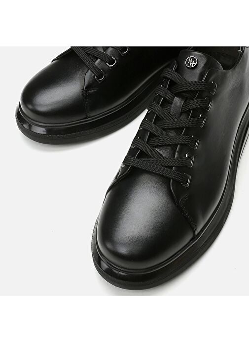 Hotiç Siyah Erkek Deri Günlük Ayakkabı 02AYH296460A100 - Görsel 4