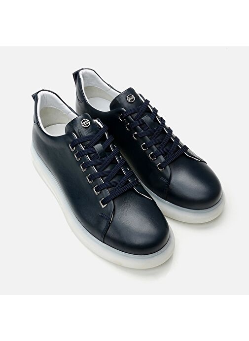 Hotiç Lacivert Erkek Deri Günlük Ayakkabı 02AYH296460A680 - Görsel 3