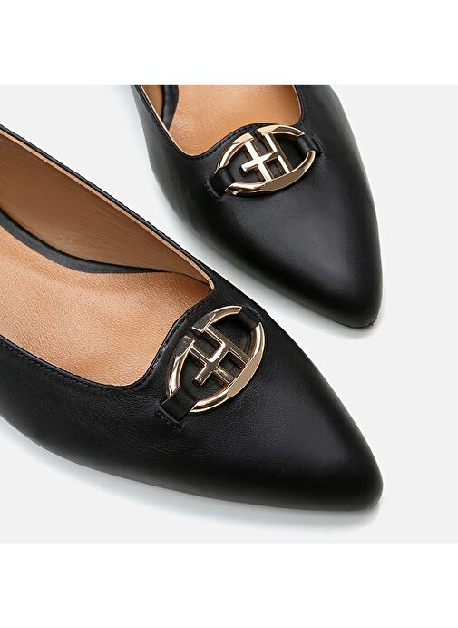 Hotiç Siyah Kadın Deri Babet 01AYH296660A100 - Görsel 6