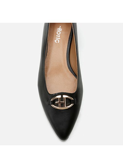 Hotiç Siyah Kadın Deri Babet 01AYH296660A100 - Görsel 7