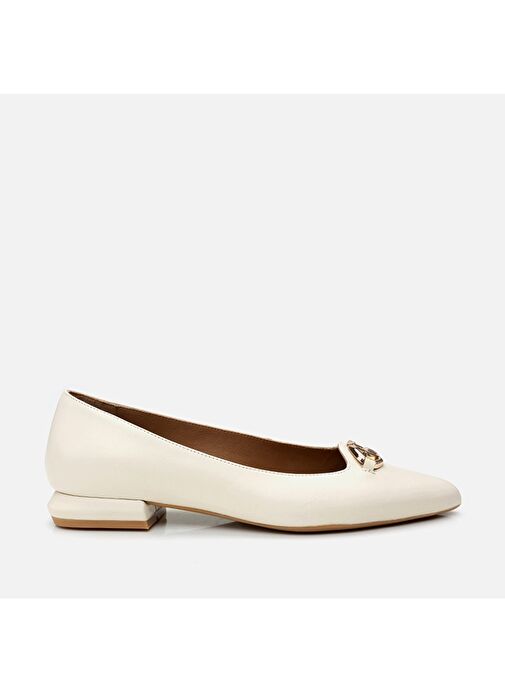 Hotiç Kemik Kadın Deri Babet 01AYH296660A400 - Görsel 2