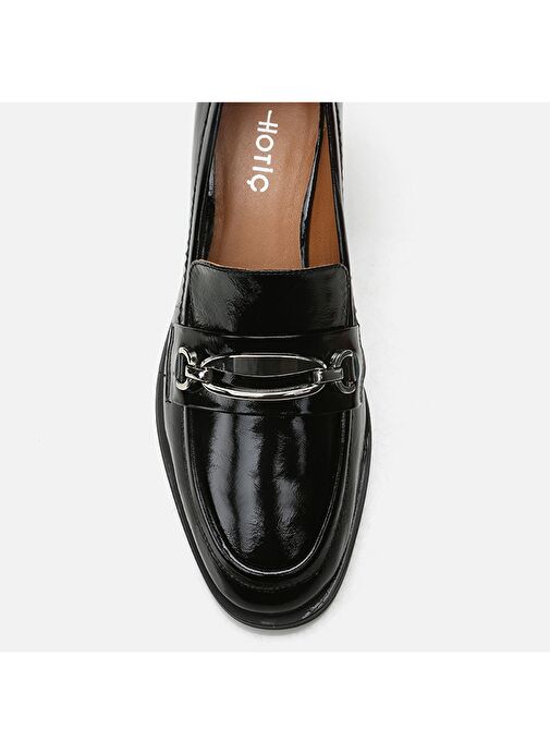 Hotiç Siyah Kadın Deri Loafer 01AYH296720A100 - Görsel 7