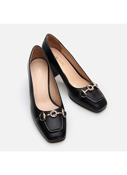 Hotiç Hotiç Siyah Kadın Deri Topuklu Ayakkabı 01AYH296770A100 | Boyner Siyah - 3. görsel