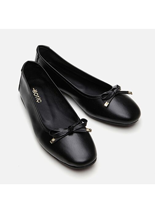 Hotiç Siyah Kadın Deri Babet 01AYH296910A100 - Görsel 4