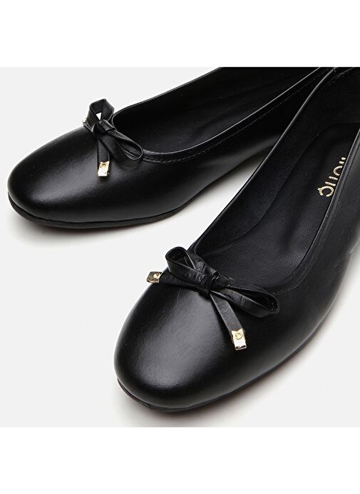 Hotiç Siyah Kadın Deri Babet 01AYH296910A100 - Görsel 5