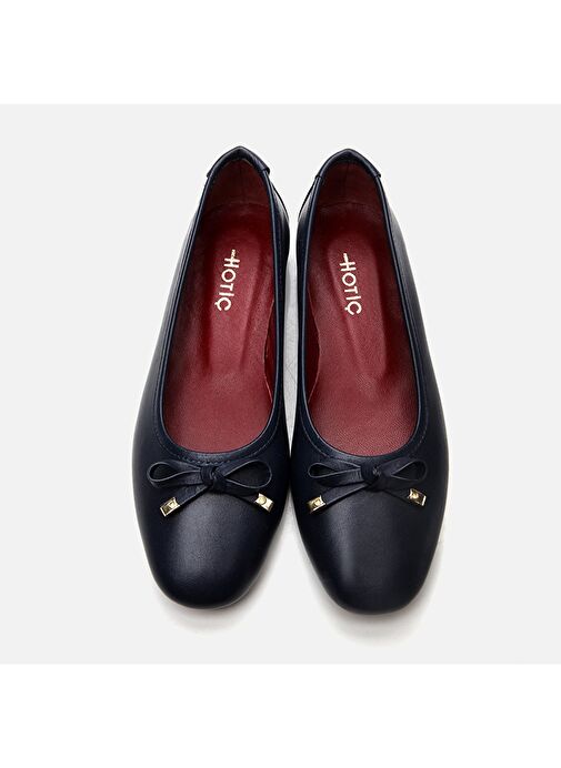 Hotiç Lacivert Kadın Deri Babet 01AYH296910A680 - Görsel 6