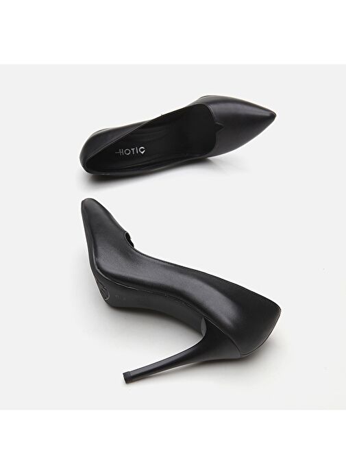 Hotiç Siyah Kadın Deri Stiletto 01AYH297390A100 - Görsel 7