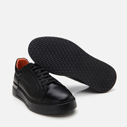 Hotiç Siyah Erkek Deri Günlük Ayakkabı 02AYH297400A100 - Görsel 8