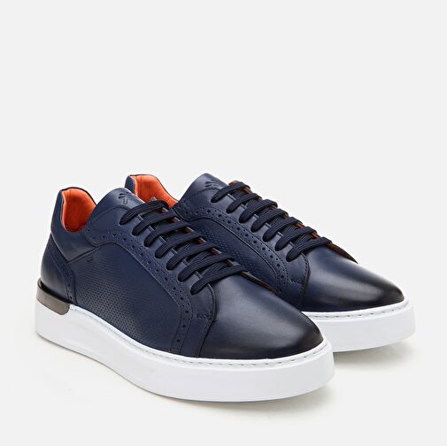 Hotiç Lacivert Erkek Deri Günlük Ayakkabı 02AYH297400A680 - Görsel 3