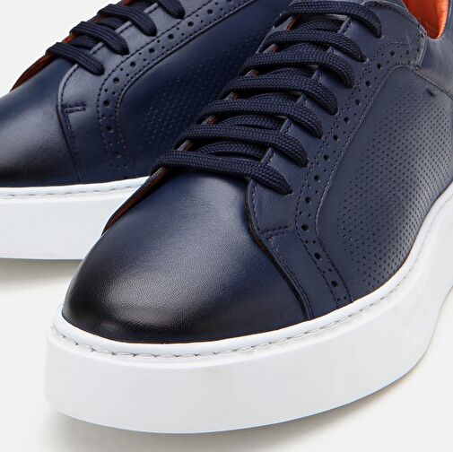 Hotiç Lacivert Erkek Deri Günlük Ayakkabı 02AYH297400A680 - Görsel 4