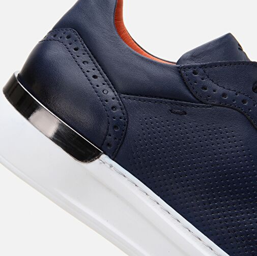 Hotiç Lacivert Erkek Deri Günlük Ayakkabı 02AYH297400A680 - Görsel 6