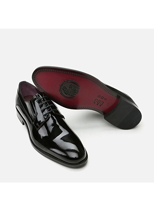 Hotiç Siyah Erkek Rugan Klasik Ayakkabı 02AYH297410A100 - Görsel 6