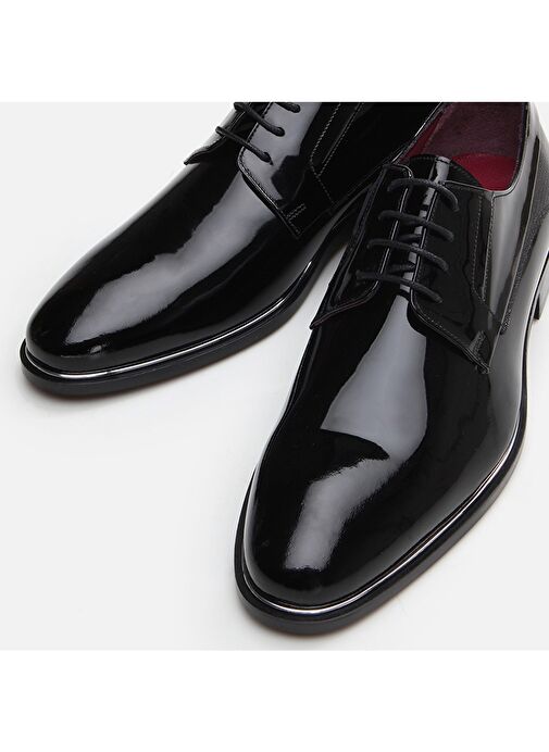 Hotiç Siyah Erkek Rugan Klasik Ayakkabı 02AYH297420A100 - Görsel 5