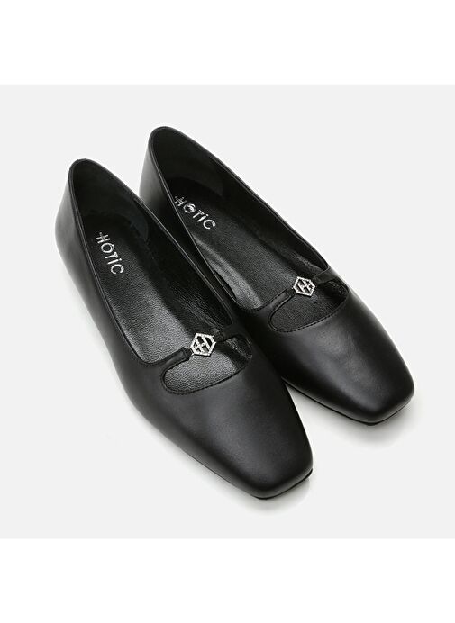 Hotiç Siyah Kadın Deri Babet 01AYH297820A100 - Görsel 3