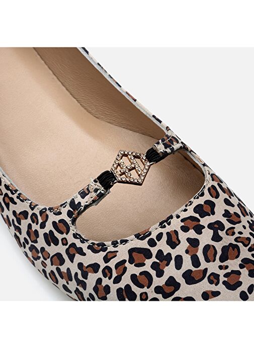 Hotiç Bej-Kahverengi Kadın Deri Babet 01AYH297830A319 - Görsel 7