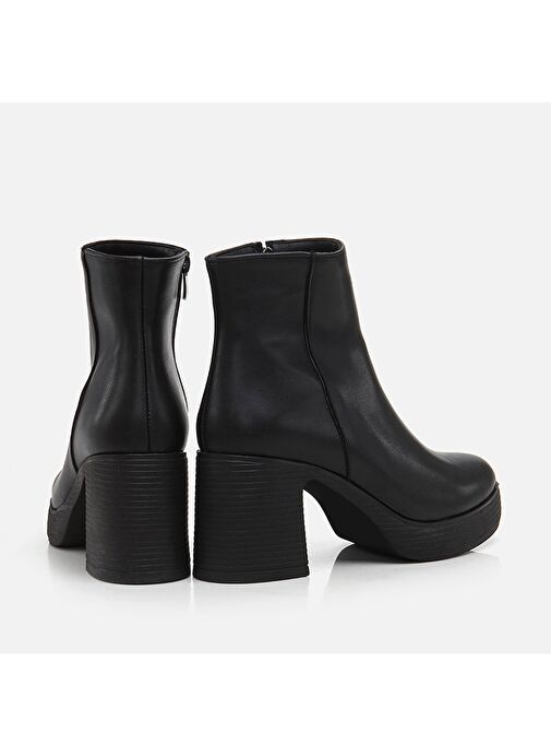 SiyahYaya Kadın Topuklu Bot - Görsel 4