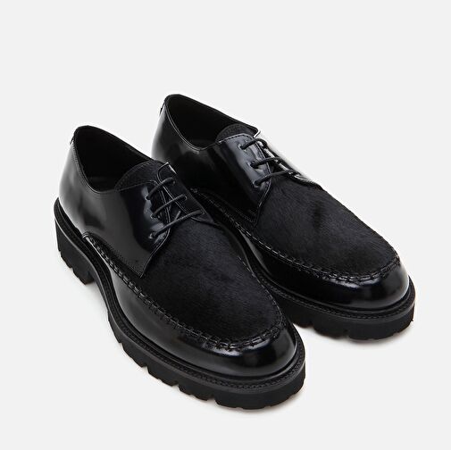 Hotiç Siyah Erkek Deri Günlük Ayakkabı 02AYH298790A100 - Görsel 3