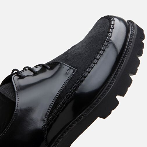 Hotiç Siyah Erkek Deri Günlük Ayakkabı 02AYH298790A100 - Görsel 7